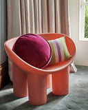 Kip & Co | Velvet Pea Cushion | Anemone