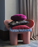 Kip & Co | Velvet Pea Cushion | Anemone