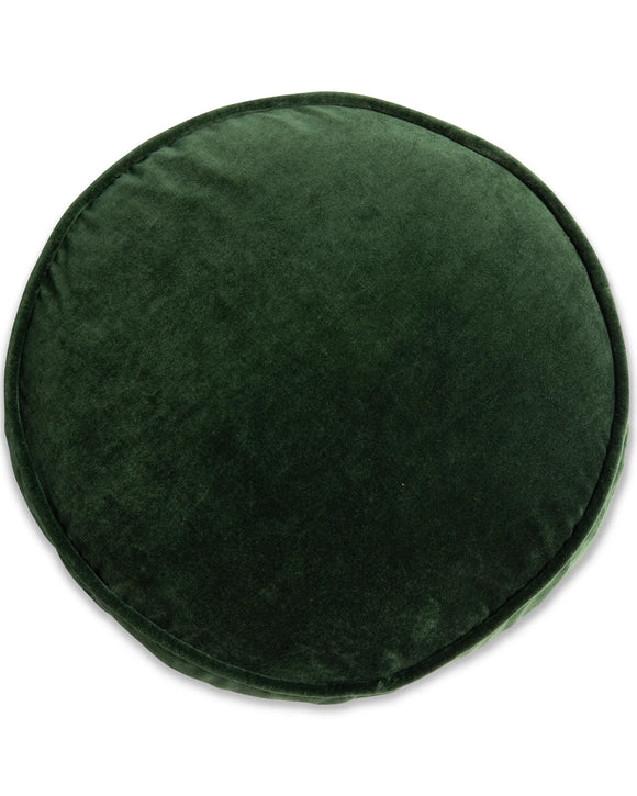 Kip & Co | Velvet Pea Cushion | Kombu Green