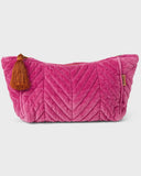 Kip & Co | Pink Velvet Toiletry Bag