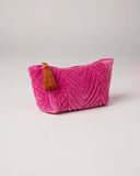 Kip & Co | Pink Velvet Toiletry Bag