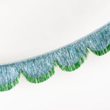 Meri Meri | Blue Tinsel Scallop Garland