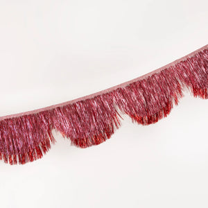 Meri Meri | Scallop Tinsel Garland | Pink
