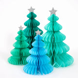 Meri Meri | Rainbow Honeycomb Christmas Forest Decorations