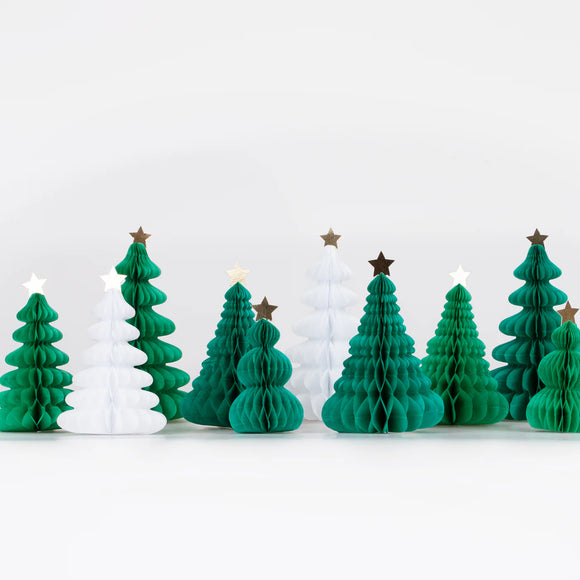 Meri Meri | Honeycomb Christmas Tree Decorations