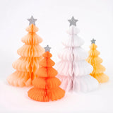 Meri Meri | Rainbow Honeycomb Christmas Forest Decorations