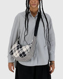 Baggu | Medium Nylon Crescent Bag | Mixed Plaid