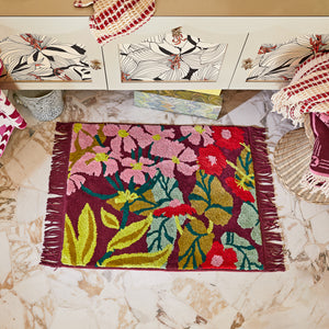 Sage x Clare | Genevieve Bath Mat | Mahogany