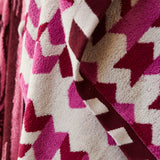 Sage x Clare | Arlette Bath Sheet | Fuchsia
