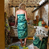 Sage x Clare | Gigi Bath Sheet | Emerald