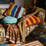 Sage x Clare | Henri Shag Cushion | Mahogany
