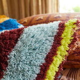 Sage x Clare | Henri Shag Cushion | Mahogany