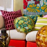 Sage x Clare | Margot Velvet Cushion | Olive