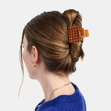 Chunks | Midi Box Claw | Caramel Plaid