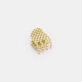 Chunks | Midi Claw Olive Check