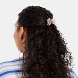 Chunks | Midi Claw Vanilla Stripe