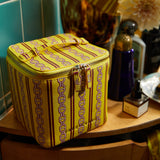 Sage x Clare | Arcadia Cosmetics Bag | Mustard