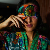 Sage x Clare | Ines Silk Eye Mask | Verdant