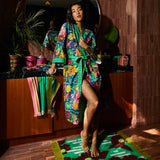 Sage x Clare | Ines Cotton Robe