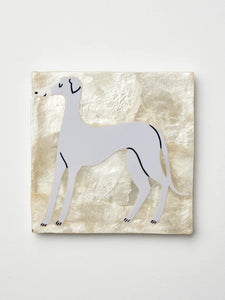 Jones & Co | Pup Greyhound Tile