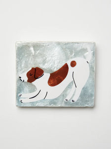 Jones & Co | Pup Jack Russell Terrier Tile