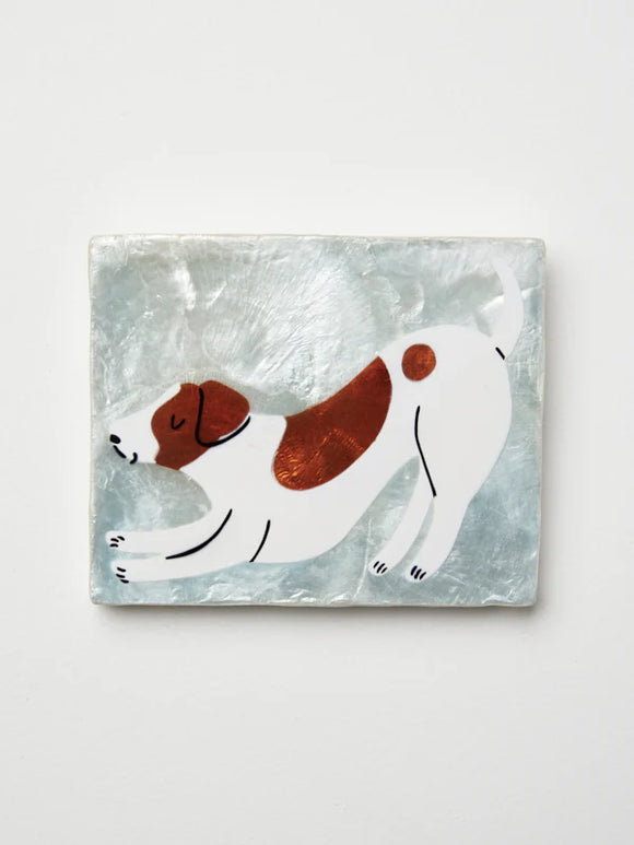 Jones & Co | Pup Jack Russell Terrier Tile