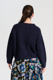Olga de Polga | Aspen Alpaca Sweater | Navy