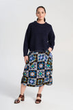 Olga de Polga | Aspen Alpaca Sweater | Navy