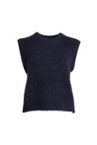 Olga de Polga | Aspen Alpaca Knit Vest  | Navy