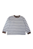 Olga de Polga | Haco Long Sleeve Stripe Cotton T-Shirt | Blue