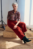 Olga de Polga | Peggy Sue Pants | Vino Velvet Corduroy