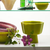Sage x Clare | Joy Pedestal Bowl | Anise