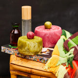 Sage x Clare | Karine Mini Canister | La Palma-Crimson