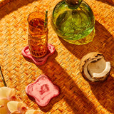 Sage x Clare | Malorie Coaster Set of 2 | Crimson