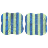 Sage x Clare | Noellyn Resin Coasters | Azure