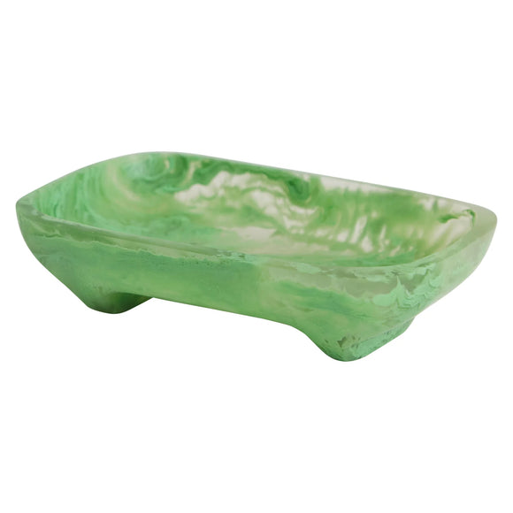 Sage x Clare | Daja Soap Dish | Emerald