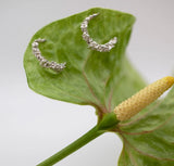 SGS Jewellery | Wildflower Sterling Silver Hoops