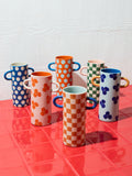 Jones & Co | Griffe Tan Check Bud Vase