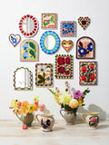 Jones & Co | Bloom Nouveau Check Mirror