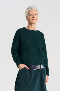 Olga de Polga | Aspen Alpaca Knit Sweater | Teal