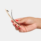 Chunks | Skinny Wavy Barrette | Cream