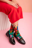Julie White | Crew Socks | Bush Blooms