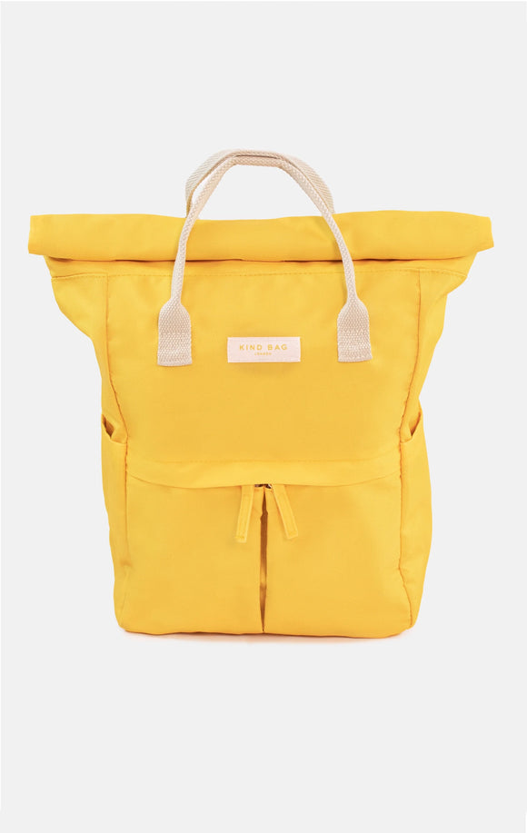 Kind Bag London | Medium Backpack | Tuscan Sun Yellow