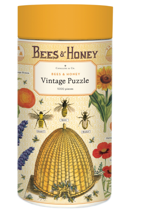Cavallini 1000 Piece Puzzle | Bees & Honey