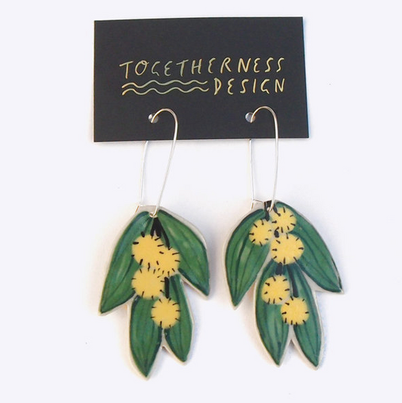 Togetherness | Ceramic Earrings Watttle