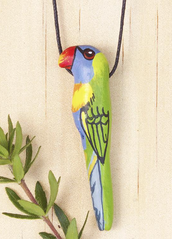 Songbird | Rainbow Lorikeet Whistle Necklace