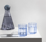 Fazeek | Wave Glass Set of Two Blue