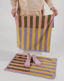 Baggu | Hand Towel, Sunset Quilt Stripe