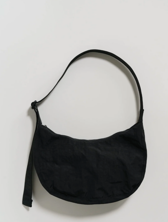 Baggu | Medium Nylon Crescent Bag | Black