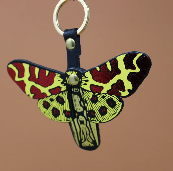 Ark Colour Design | Butterfly Key Fob | Red/Yellow